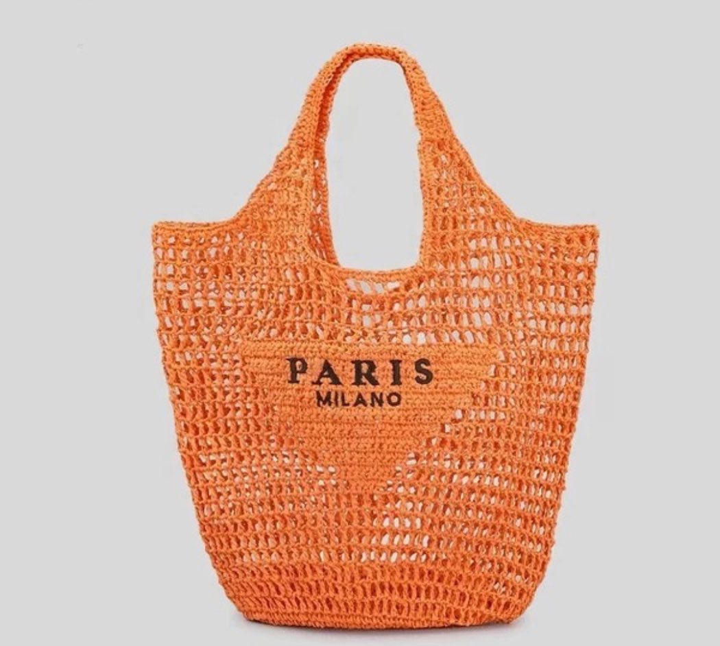 Paris Crochet Summer Tote