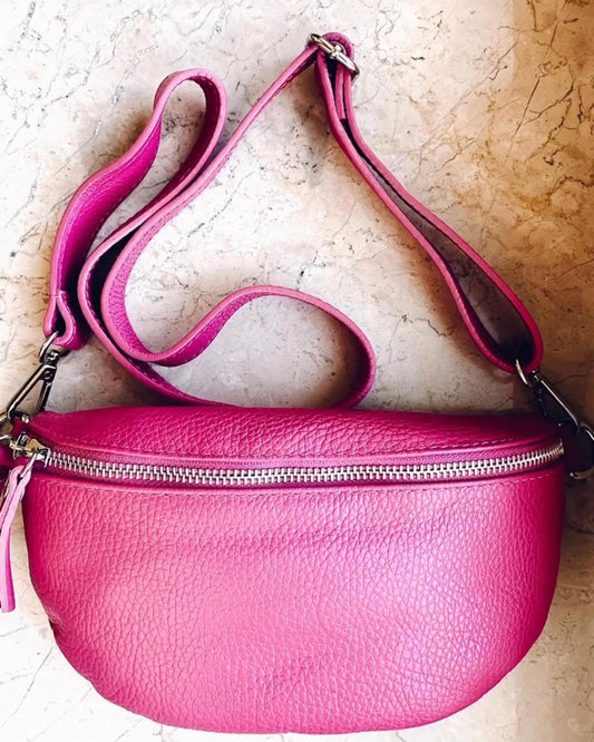 Italian Leather Crossbody Bag