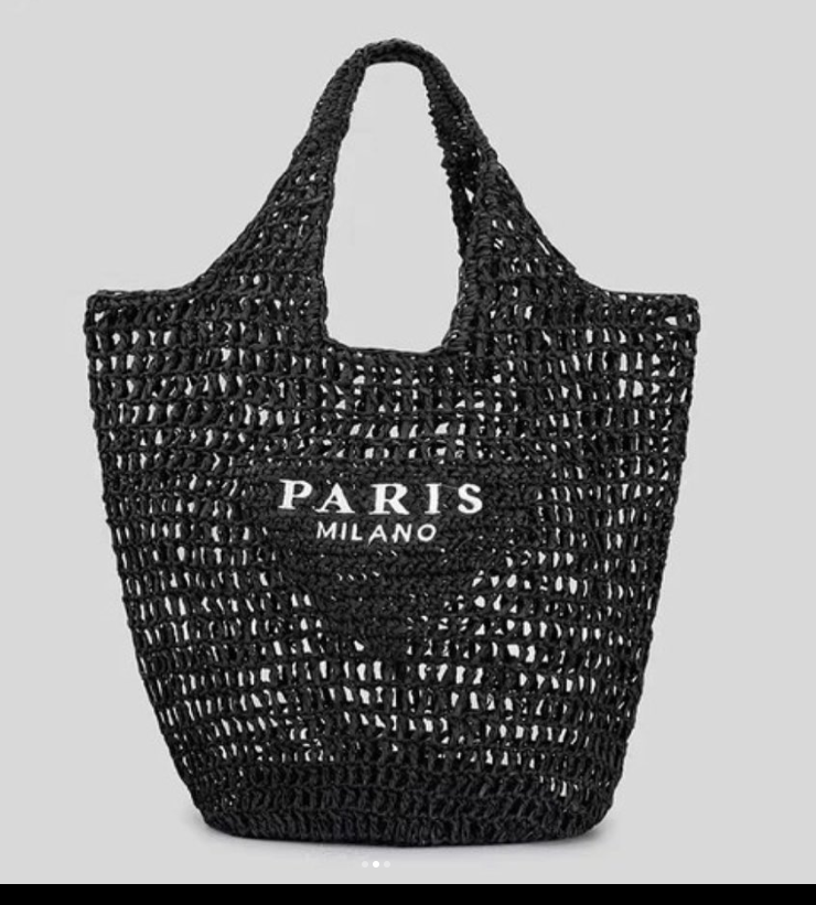 Paris Crochet Summer Tote