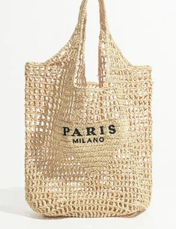 Paris Crochet Summer Tote