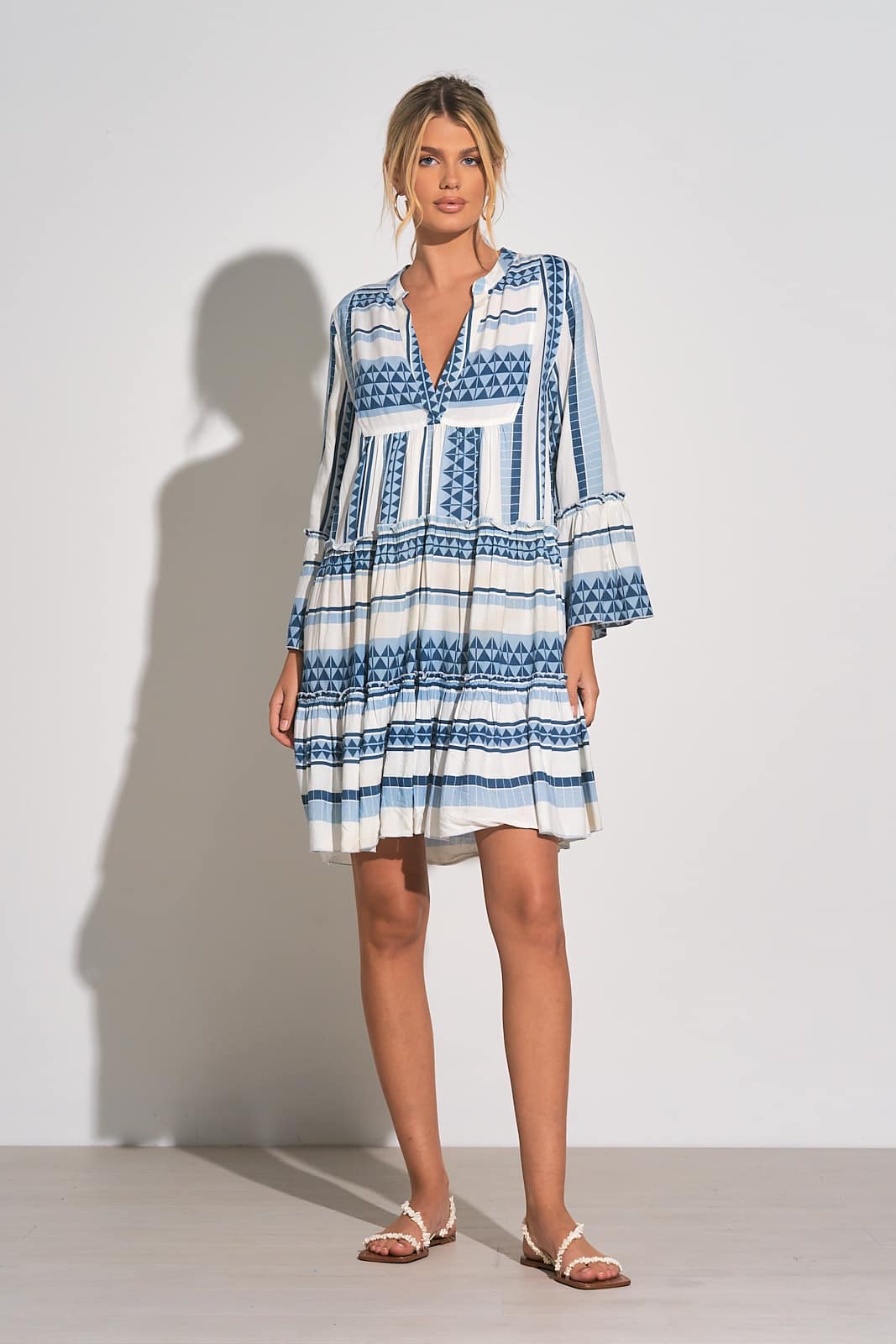 3/4 Sleeve Resort Dress